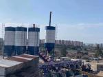 ISO90001 180CBM/H Concrete Batching Plant Twin Shaft Foundation Free