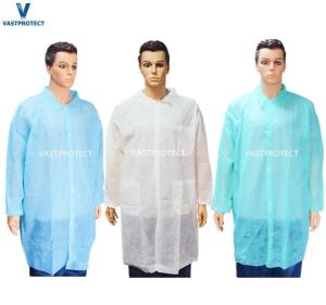 Quality Breathable Professional Disposable Jacket Lab Coat for Adult Requirements wholesale