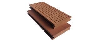 Quality ISO14001 Commercial 140mm 30mm WPC Solid Decking wholesale