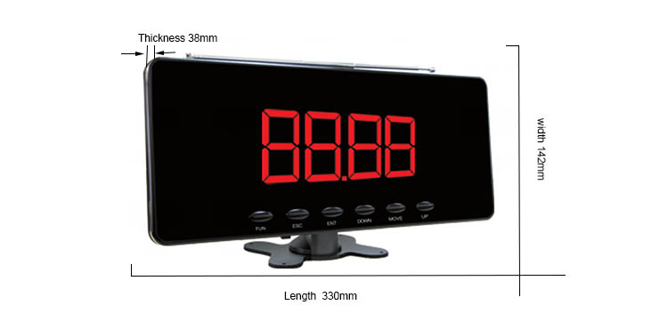 Restaurant High-quality wireless equipment with Customer Table Call Button and big display XXXX.X