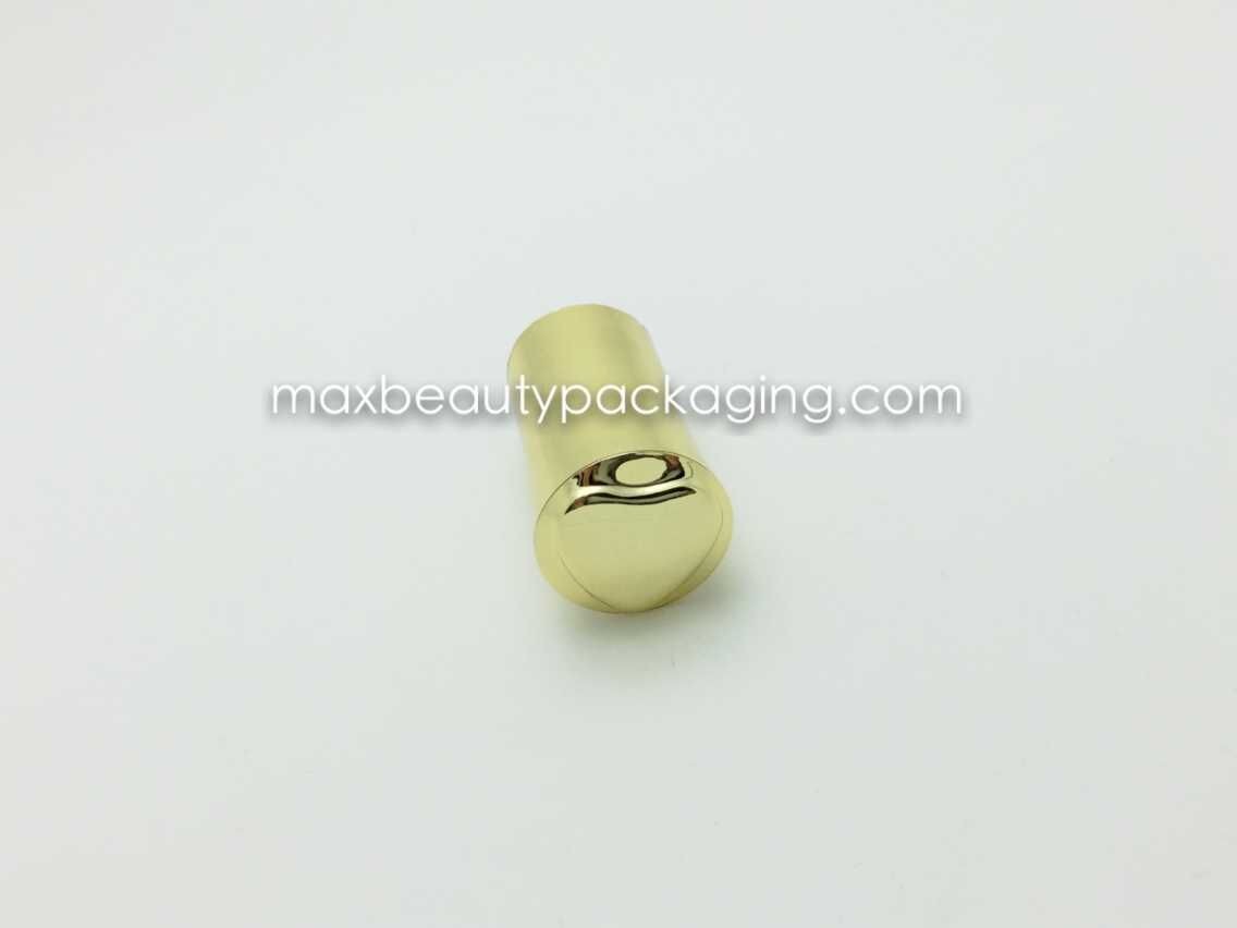 N2005 uv shiny gold metallic nail polish cap with heart shape at top nail polish packaging plastic cap