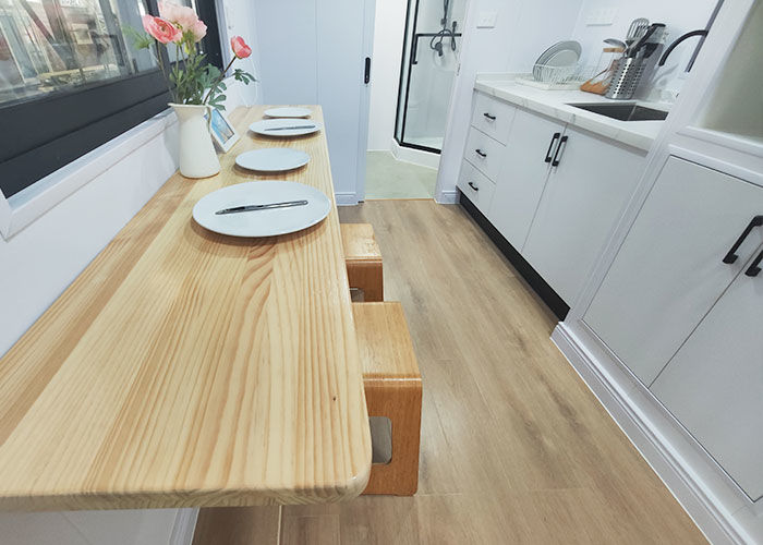Tiny House With 2 Bedrooms And Patio Prefabricated Mobile Home Tiny Homes Ready To Ship