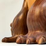 ODM Modern Wood Sculpture Gallery Display