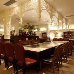 10 Seat Marble Countertop Induction Japanese Teppanyaki Grill Table