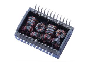 Quality HST-24091SXCR 8mA 100Base-T Magnetics Transformer With POE wholesale
