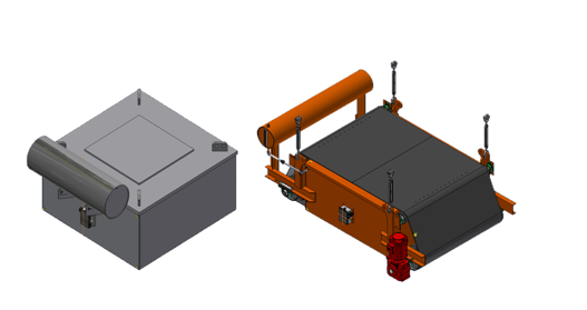 Suspended Magnetic Separator Electromagnetic Iron Remover For Slurries In The Chemical Industry