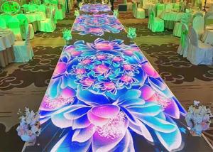 Quality Single Colours Light-Up Dance Floor P 4.81 Led Dance Floor for Unforgettable and Memorable Parties wholesale