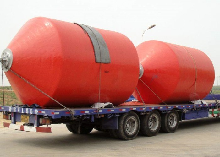 PU Surface Chain Tyres Net EVA Foam Filled Fender Polyurea Spraying