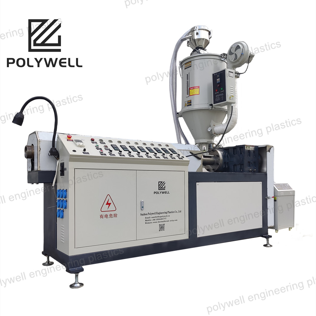 Nylon Plastic Extruding Equipment Polyamide Insulation Profile Extrusion Machine