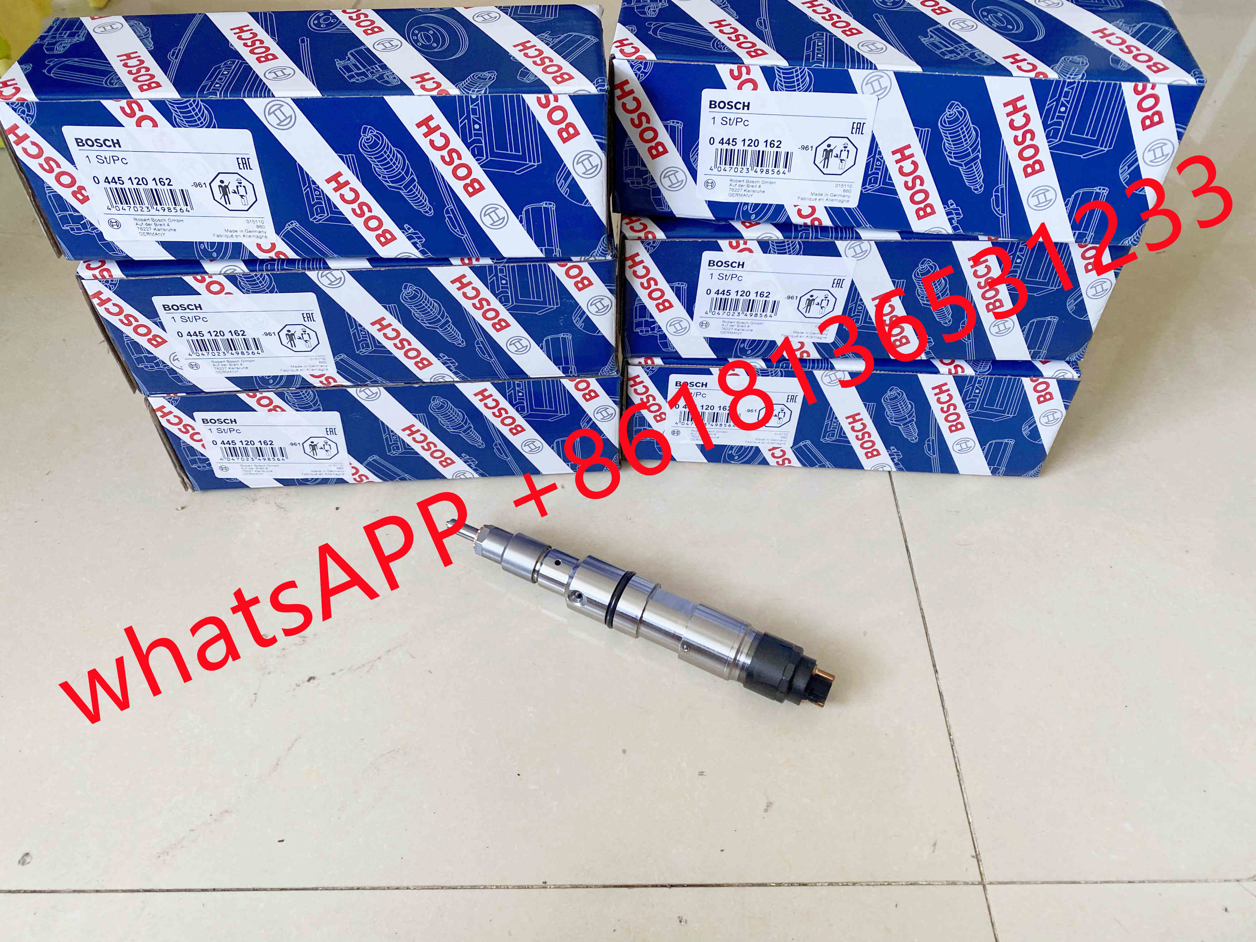 Genuine Injector 0445120162 , 0445120307, For MAN 51.10100-6083 , 51.10100-9083 , 51101006083, 51101009083,VWW 07W1302