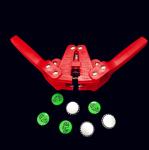 Red Crown Manual Bottle Capper 15 * 7 * 18cm For Home Beer Wine Brewing