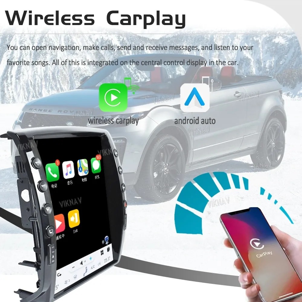 For 2005-2015 Toyota Takuma 12.1 Inch Touch Screen Car radio Navigation GPS Multimedia DVD Player Wireless Carplay 4G