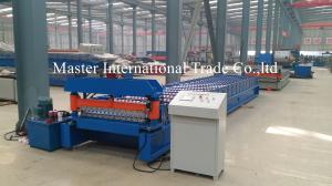 Quality Hydraulic CNC Floor Tile / Sheet Metal Forming Equipment Cr12Mov Chains Drive wholesale