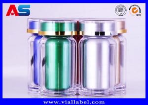 Quality Durable Acrylic Plastic Pill Pots 60CC Pharmacy Capsules Cylinder Bottle wholesale