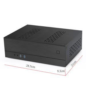 Quality Black Silver 8cm Fan 3mm Aluminium HTPC Cases wholesale