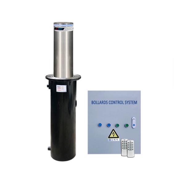 Anti-Crash Automatic Bollards Hydraulic Rising Steel Bollard with Reflective