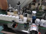 Labeling Machine For Round Bottle Jar Vertical Label Sticker 20-50pcs/Min