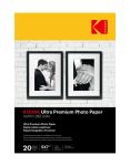 Home And Office Kodak Inkjet Photo Paper Resin Coated 280gsm For Vivid Color