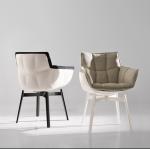 Modern latest fiberglass Leisure Bar Husk Dining Chair office Arm Chair