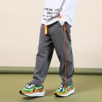 Plus Velvet Kids Jogger Pants Drawstring Custom Logo Boy Sweatpants