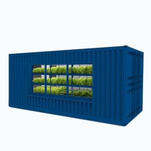 Quality Customized 10KW Vegetable Vertical Farm Container 200kg To 400kg Per Month wholesale