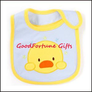 Quality Promotional gift printed logo Cotton Child Bibs wholesale