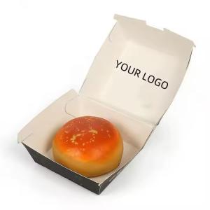 Quality Wholesale Eco-friendly Fast Food Paper Boxes Custom Printed Logo for Burgers wholesale