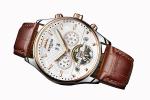 KINYUED Fashion Tourbillon Automatic Movement Mens Automatic Mechanical Watch