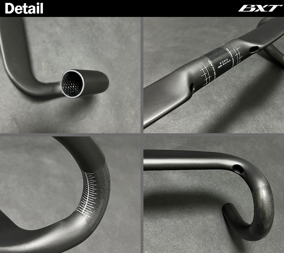 Aero Shaping Carbon Fiber Handlebar 400/420/440mm Drop Bar For Road Bicycle