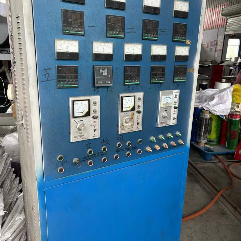 Used PP PE Tarpaulin Fabric Extrusion Lamination Machine Plastic Woven Bag Coating Machine