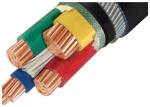 Black 4 Core PVC Insulated Copper Wire Xlpe Insulated PVC Sheathed Cable