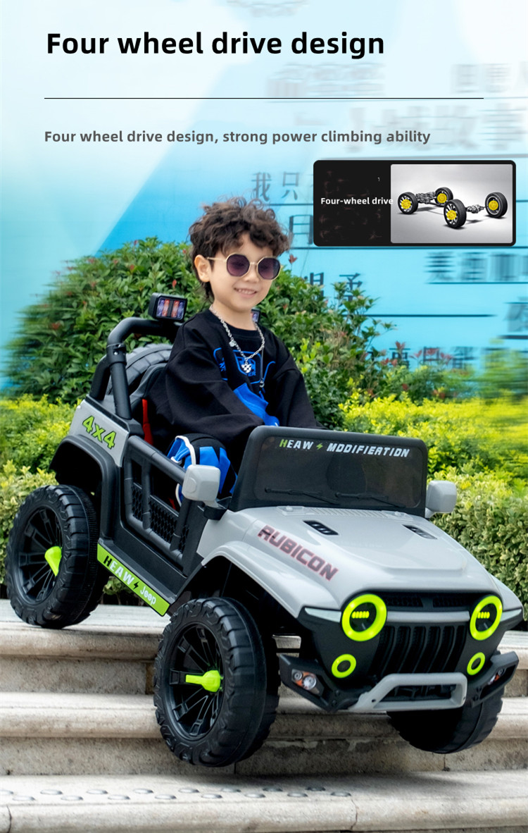 PP Plastic 12V Two Seats Electric Ride On Cars With Remote Control for 2 10 Year Olds
