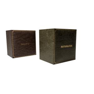 Quality SGS ROHS Rectangle Personalised Watch Box Hot Stamping Logo wholesale