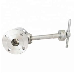 Quality Carbon Steel DN100 Cryogenic Flanged Ball Valve For Liquid Oxygen / Hydrogen wholesale
