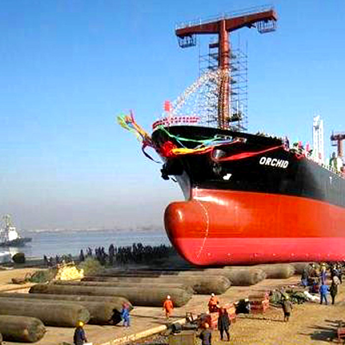 Marine Airbag For Ship Launching Boat Hinge Part And Durable Nylon Rubber Material