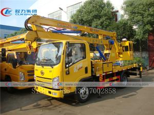 Quality FAW 4x2 16m Folding Arm Aerial Work Platform Truck wholesale