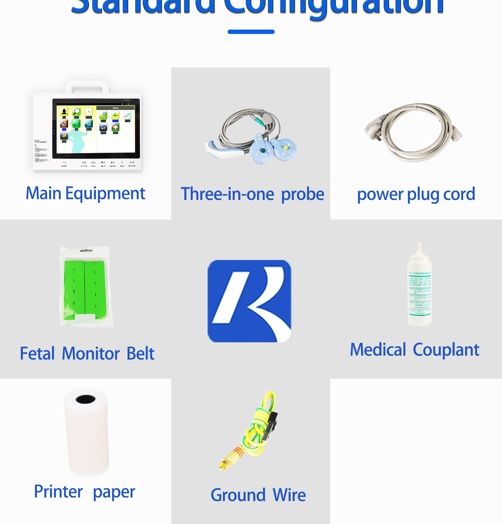 Portable Ultrasound Fetal Doppler OEM Available For Baby Heart Monitor LCD Display