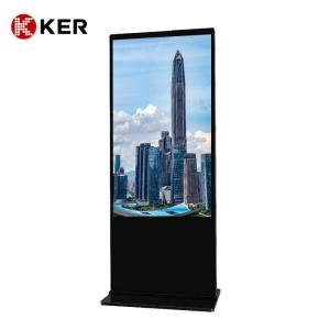 Quality Portable 32 43 49 55 65 Inch Outdoor Floor Standing LCD Screen Video Digital Signage and Displays wholesale