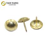 Factory direct sale golden 9.5 11mm furniture nail head upholstery nail