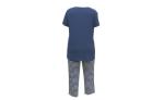 Comfortable Women'S Plus Size Loungewear With 3 4 Length Pants Small Falbala