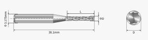 Quality Semicircle Hole Milling PCB Reverse Flat Bottom Drill Bits For Metal wholesale