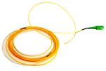 Single Mode SC APC Fiber Optic Pigtail Simplex 0.9mm 3m