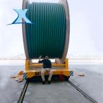 30t Storage Rail Transfer Car Cable Powered For Warehouse