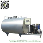 Stainless steel Milk Cooling Tank Body For Lorry Trucks 8CBM- 25CBM