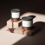 Biodegradable Food Grade Tea Protein Powder Coffee Beans Cylinder Packaging