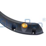 Black Plastic Golf Cart Rear and Front Fender Flares for EZGO RXV