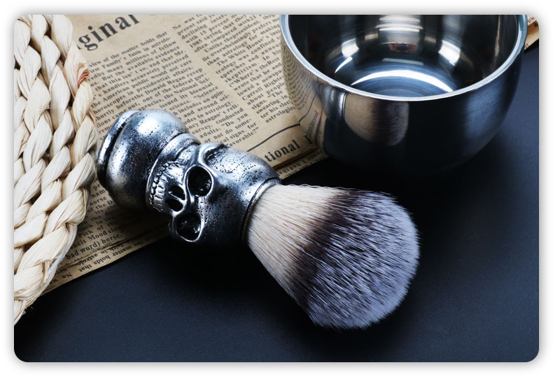 Light Weight Custom Logo Beard Brush Set For Luxurious Shaving Experience
