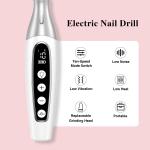Portable Nail Grinder 10 level speed Low Noise USB Charging Pedicure Nail File