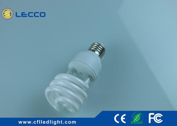 Half Spiral Energy Efficiency Compact Fluorescent Lamps CFL E27 Tricolor 2700K -