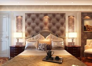 Quality Luxury Grey European Style Wallpaper , 3D Effect Leather Pattern Wallpaper wholesale